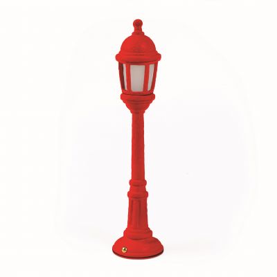 Street Lamp Dining Akku-Tischleuchte Rot Seletti EINZELSTÜCK